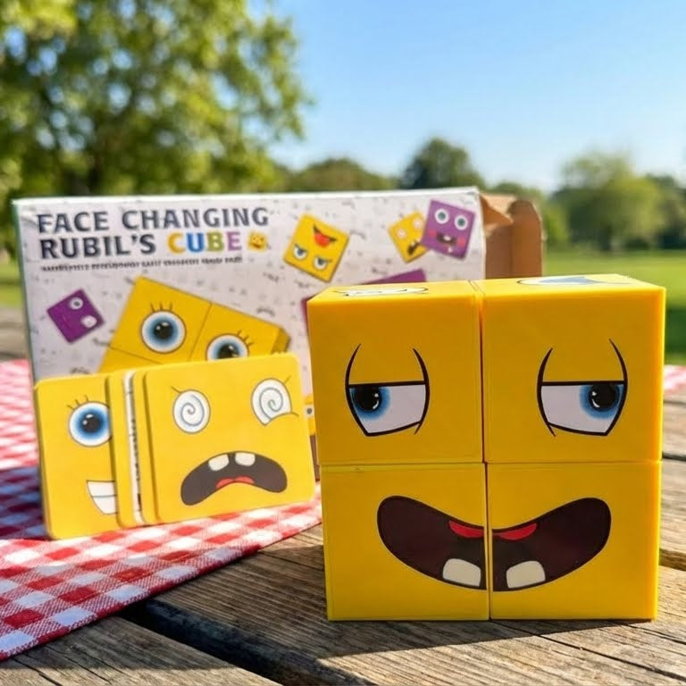 face-expression-changing-cube-table-game-for-kids kids toy in Pakistan | Zilonay