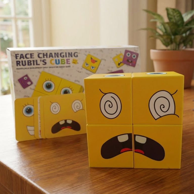 face-expression-changing-cube-table-game-for-kids kids toy in Pakistan | Zilonay