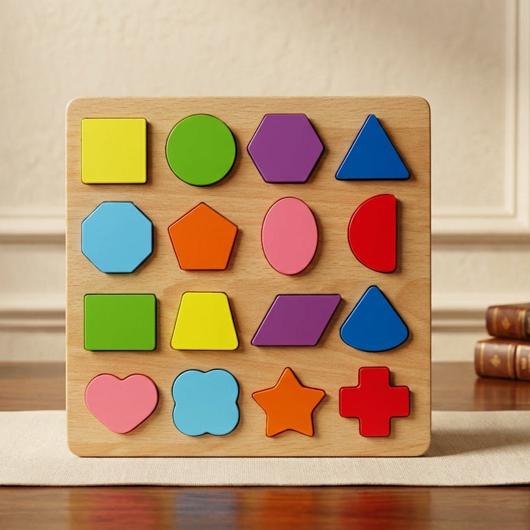 montessori-early-educational-wooden-colorful-3d-toys-baby kids toy in Pakistan | Zilonay