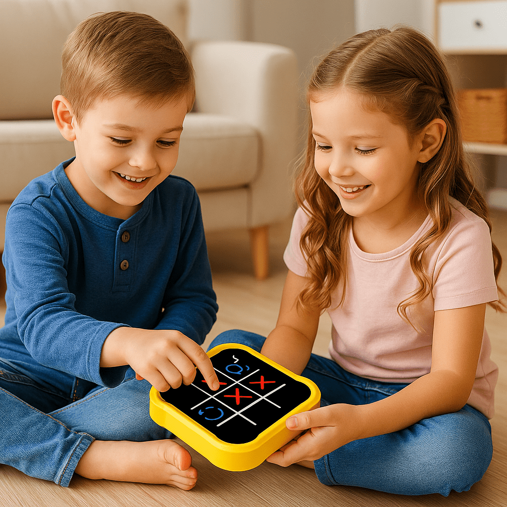 sensory-tic-tac-toe-puzzle-board-game-educational-toy-for-kids kids toy in Pakistan | Zilonay