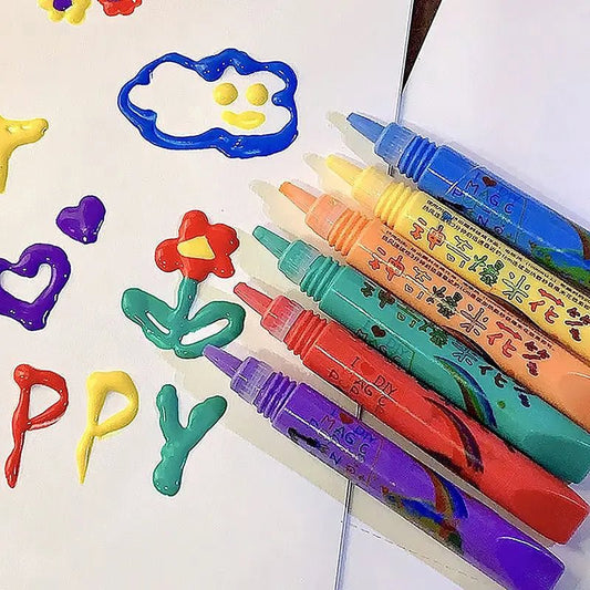 colorful-3d-magic-popcorn-paint-pens-for-kids kids toy in Pakistan | Zilonay