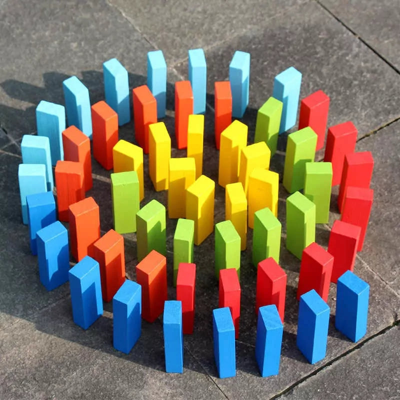 54-pieces-wooden-colorful-jenga kids toy in Pakistan | Zilonay