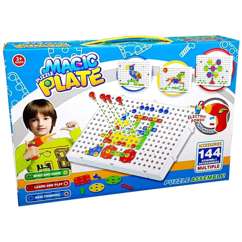 puzzle-magic-plate-bag-diy-education-toy-for-kids kids toy in Pakistan | Zilonay