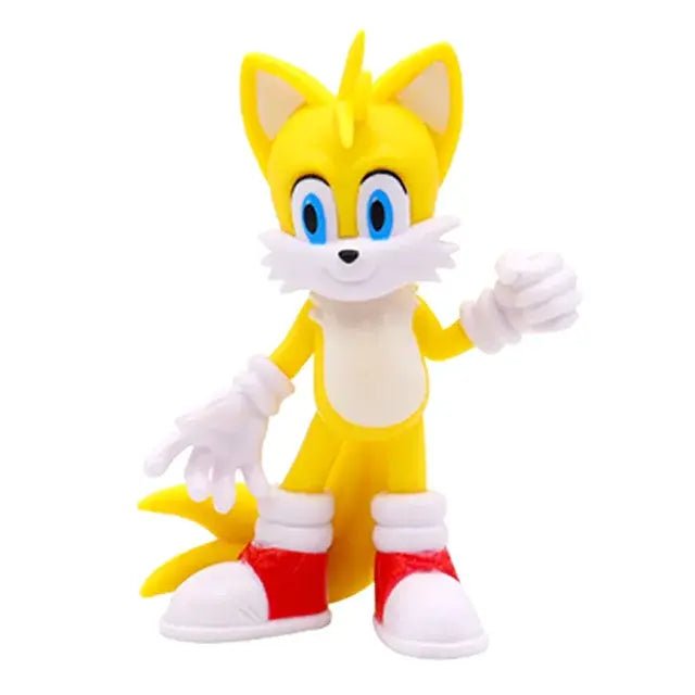 mini-cute-sonic-pvc-character-toy-hedgehog-shadow-tail-figure-models-1-6pcs-set kids toy in Pakistan | Zilonay