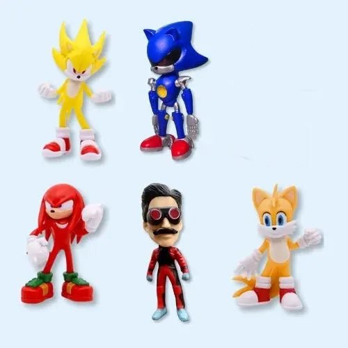 mini-cute-sonic-pvc-character-toy-hedgehog-shadow-tail-figure-models-1-6pcs-set kids toy in Pakistan | Zilonay