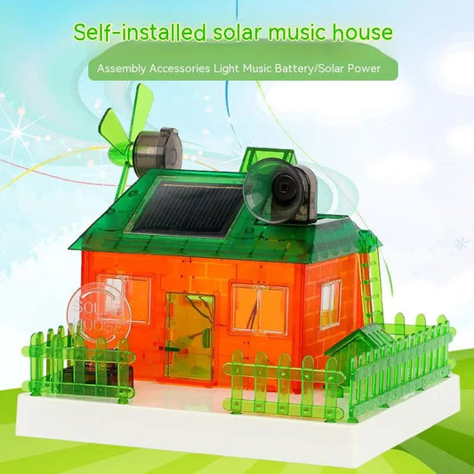 diy-assembly-learning-scientific-experiments-building-model-solar-energy-powered-music-house-educational-toy-for-kids kids toy in Pakistan | Zilonay