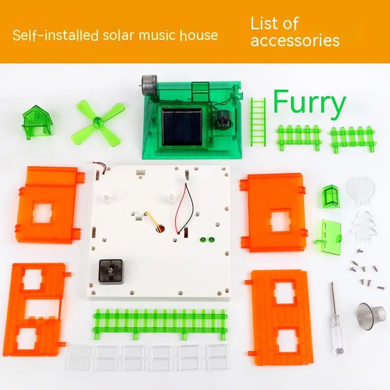 diy-assembly-learning-scientific-experiments-building-model-solar-energy-powered-music-house-educational-toy-for-kids kids toy in Pakistan | Zilonay