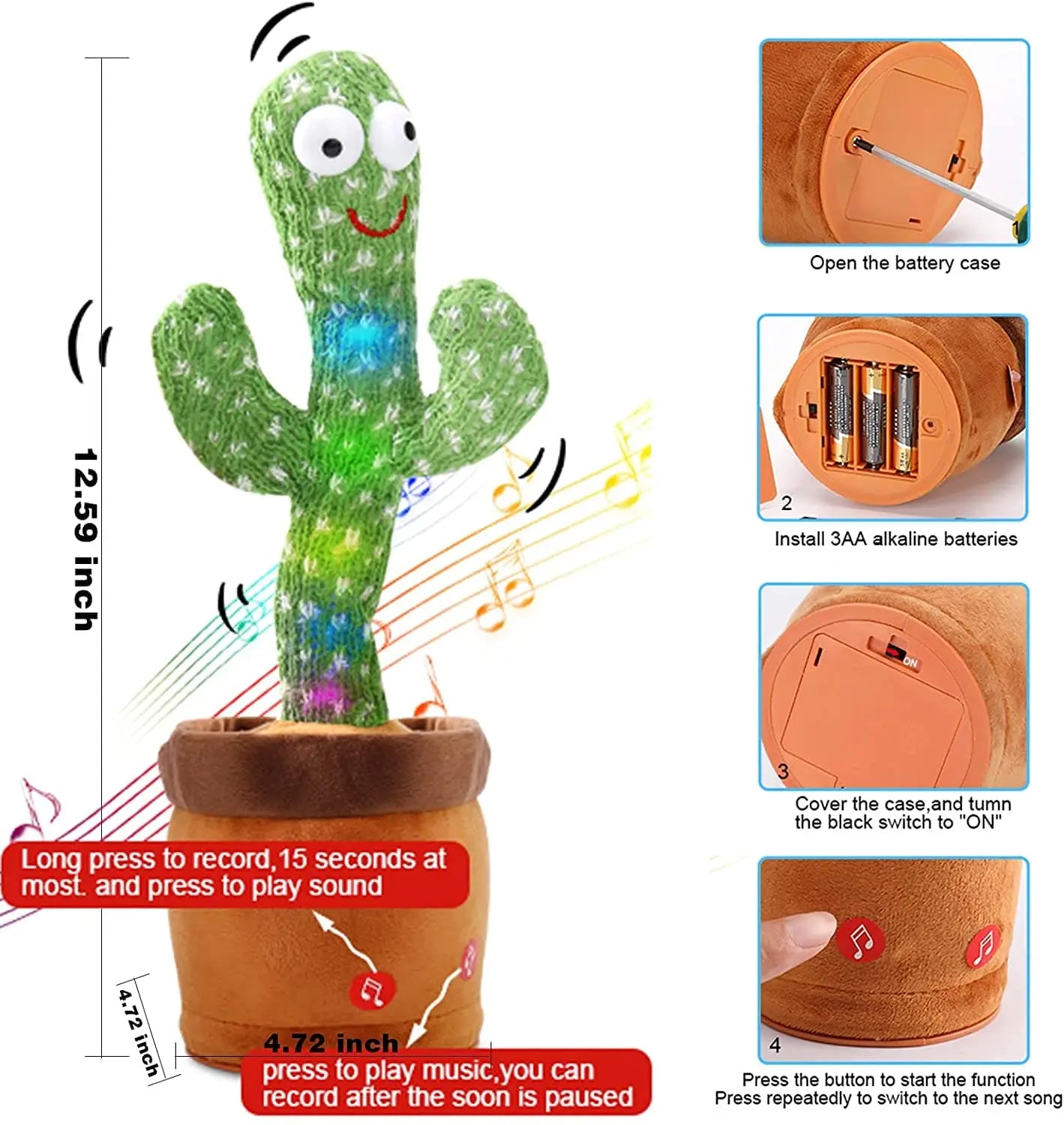 dancing-talking-cactus-toy kids toy in Pakistan | Zilonay