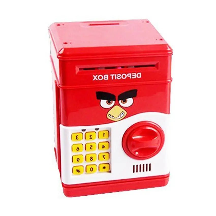 doraemon-piggy-bank-atm-password-unlock-mini-atm-money-saving-box-for-kids-cartoon-safe-bank-electronic-piggy-bank kids toy in Pakistan | Zilonay