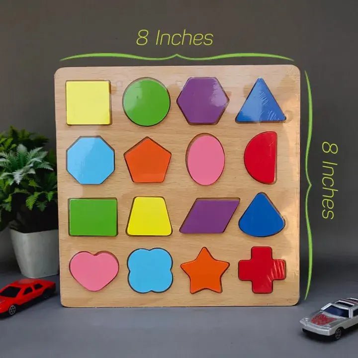montessori-early-educational-wooden-colorful-3d-toys-baby kids toy in Pakistan | Zilonay