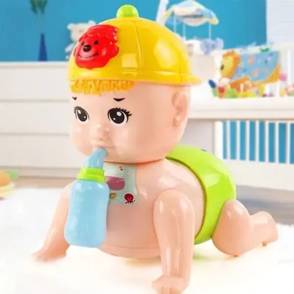 electric-crawling-baby-toy-with-sound-music kids toy in Pakistan | Zilonay