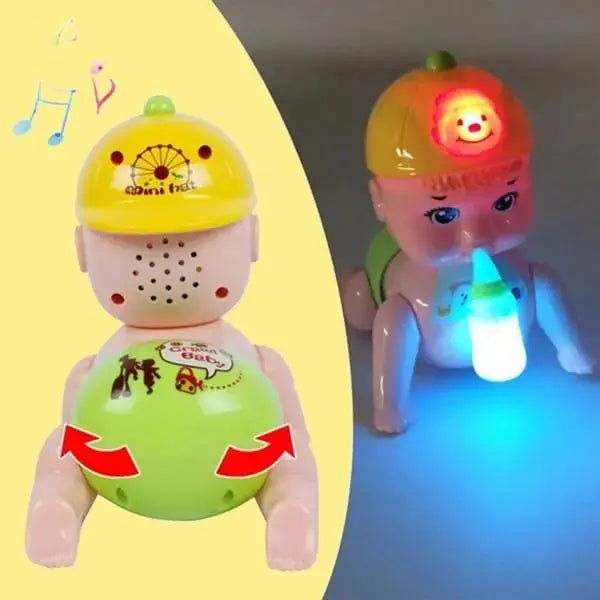 electric-crawling-baby-toy-with-sound-music kids toy in Pakistan | Zilonay