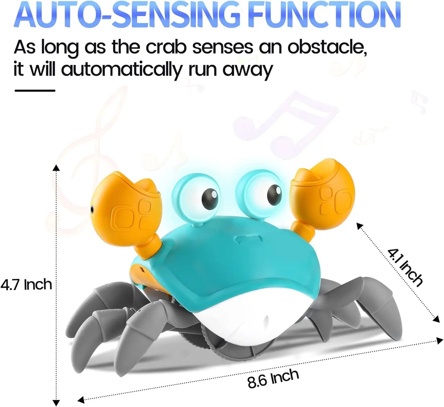 rechargeable-crawling-crab-toy kids toy in Pakistan | Zilonay