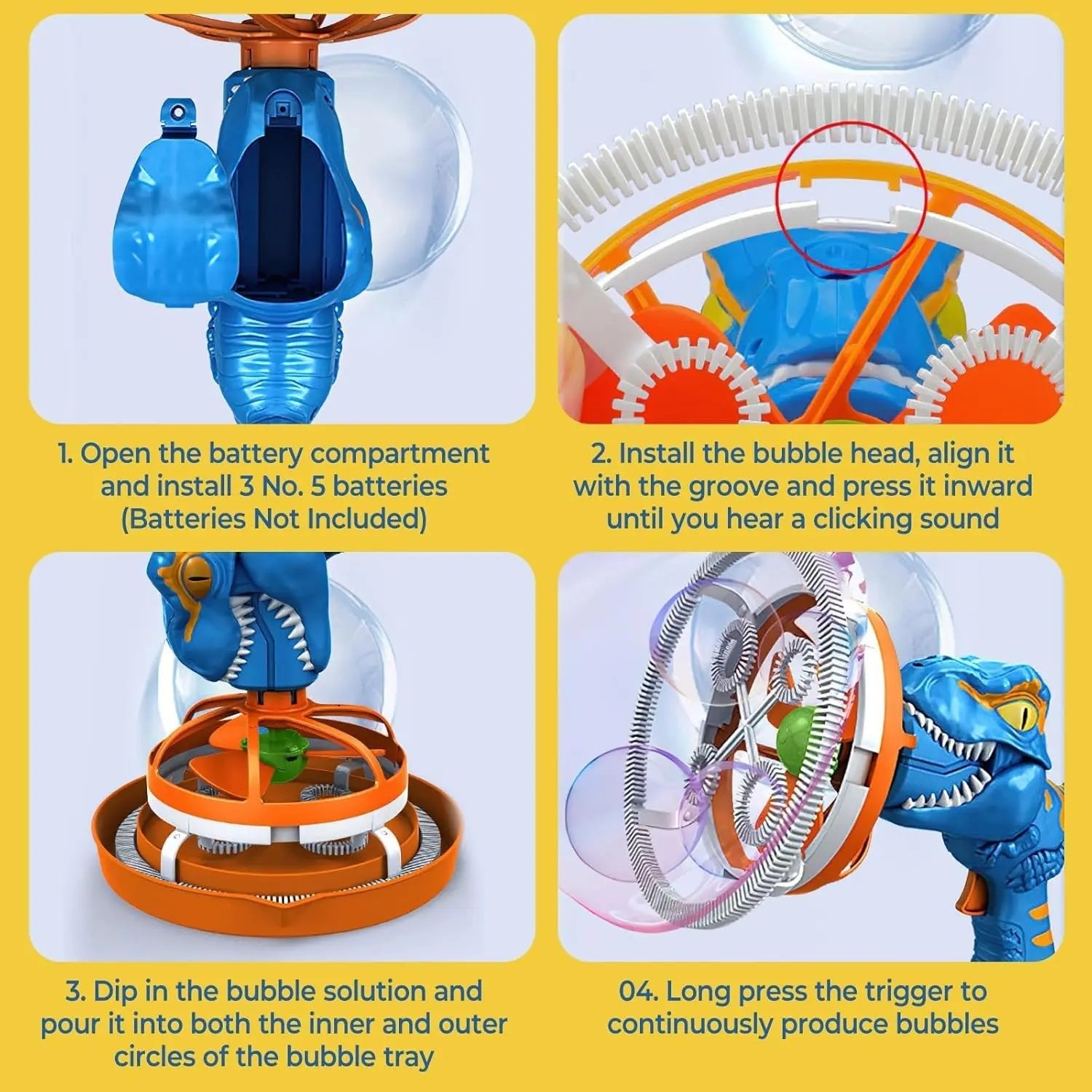 electric-dinosaur-bubble-maker-machine-toy-for-kids kids toy in Pakistan | Zilonay