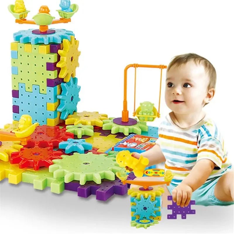 53pcs-set-electric-building-block-gear-toy kids toy in Pakistan | Zilonay