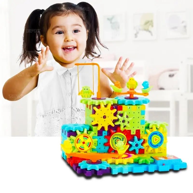 53pcs-set-electric-building-block-gear-toy kids toy in Pakistan | Zilonay