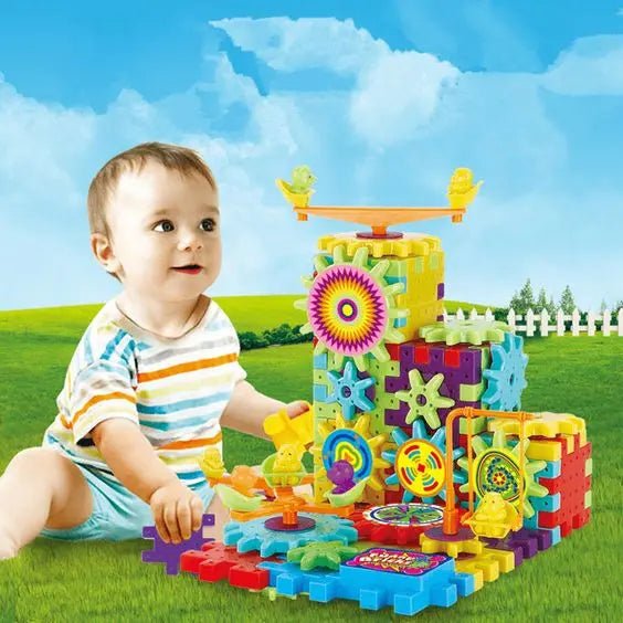 53pcs-set-electric-building-block-gear-toy kids toy in Pakistan | Zilonay