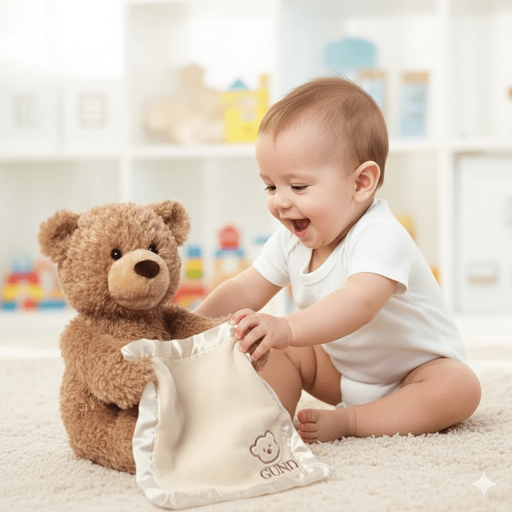 peek-a-boo-teddy-bear-toy-with-motion-sound-for-kids kids toy in Pakistan | Zilonay