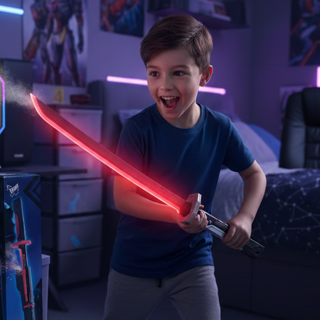 color-flowing-spark-sword-with-smoke kids toy in Pakistan | Zilonay