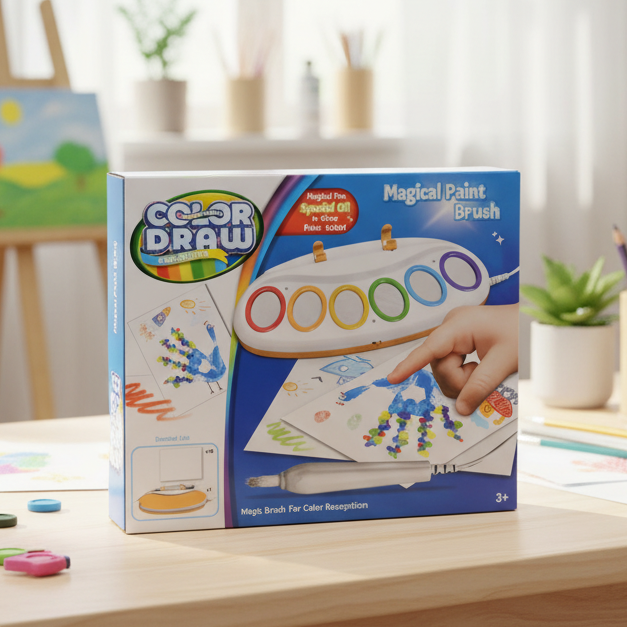 magical-paint-brush-coloring-kit kids toy in Pakistan | Zilonay