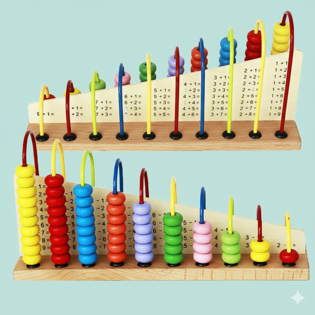 wooden-calculation-shelf-abacus-toy-for-kids kids toy in Pakistan | Zilonay