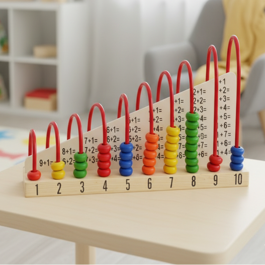 wooden-calculation-shelf-abacus-toy-for-kids kids toy in Pakistan | Zilonay