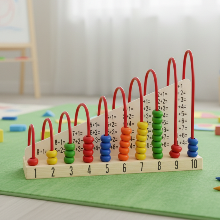 wooden-calculation-shelf-abacus-toy-for-kids kids toy in Pakistan | Zilonay