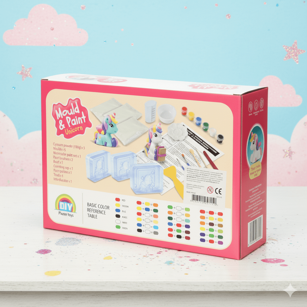 diy-3d-unicorn-mould-paint-for-kids kids toy in Pakistan | Zilonay