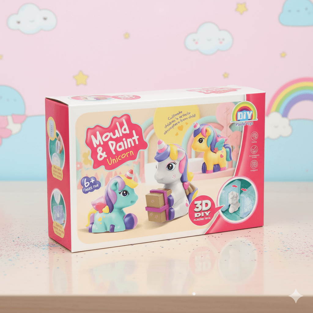 diy-3d-unicorn-mould-paint-for-kids kids toy in Pakistan | Zilonay