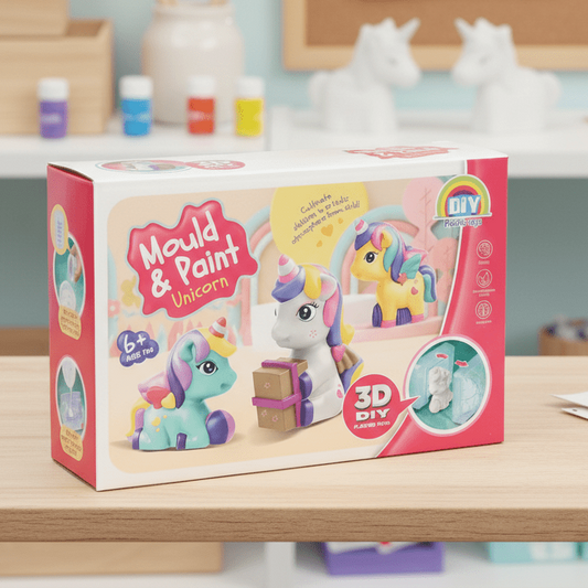 diy-3d-unicorn-mould-paint-for-kids kids toy in Pakistan | Zilonay