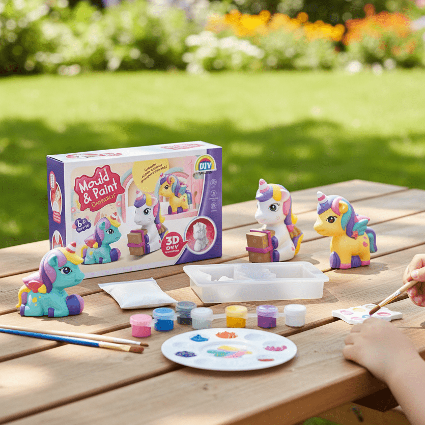 diy-3d-unicorn-mould-paint-for-kids kids toy in Pakistan | Zilonay