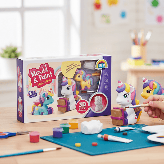 diy-3d-unicorn-mould-paint-for-kids kids toy in Pakistan | Zilonay