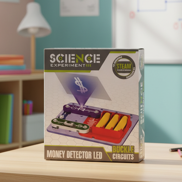 money-detector-led-science-experiment-kit-for-kids kids toy in Pakistan | Zilonay