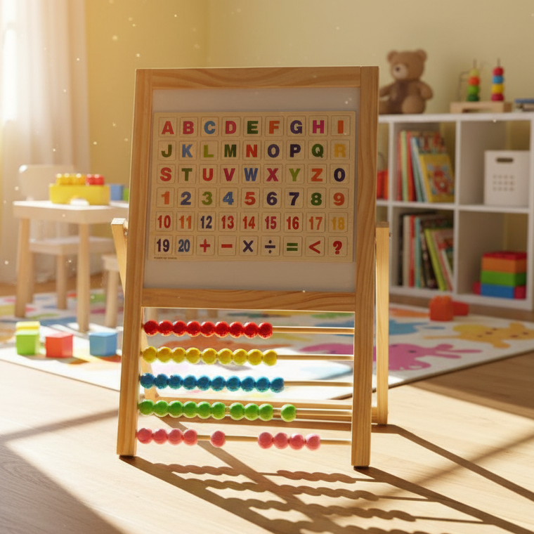 double-sided-writing-learning-board-for-kids kids toy in Pakistan | Zilonay