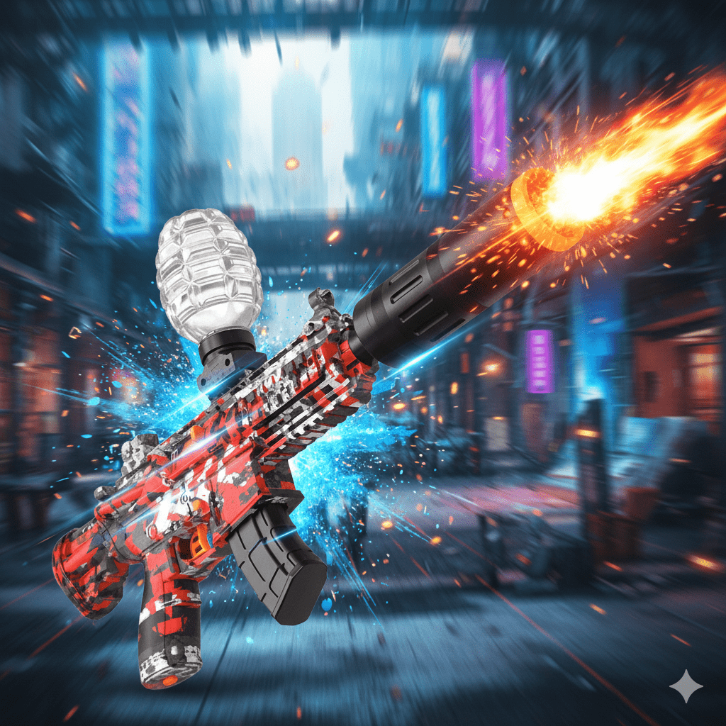 m416-gel-blaster-rechargeable-electric-gun kids toy in Pakistan | Zilonay