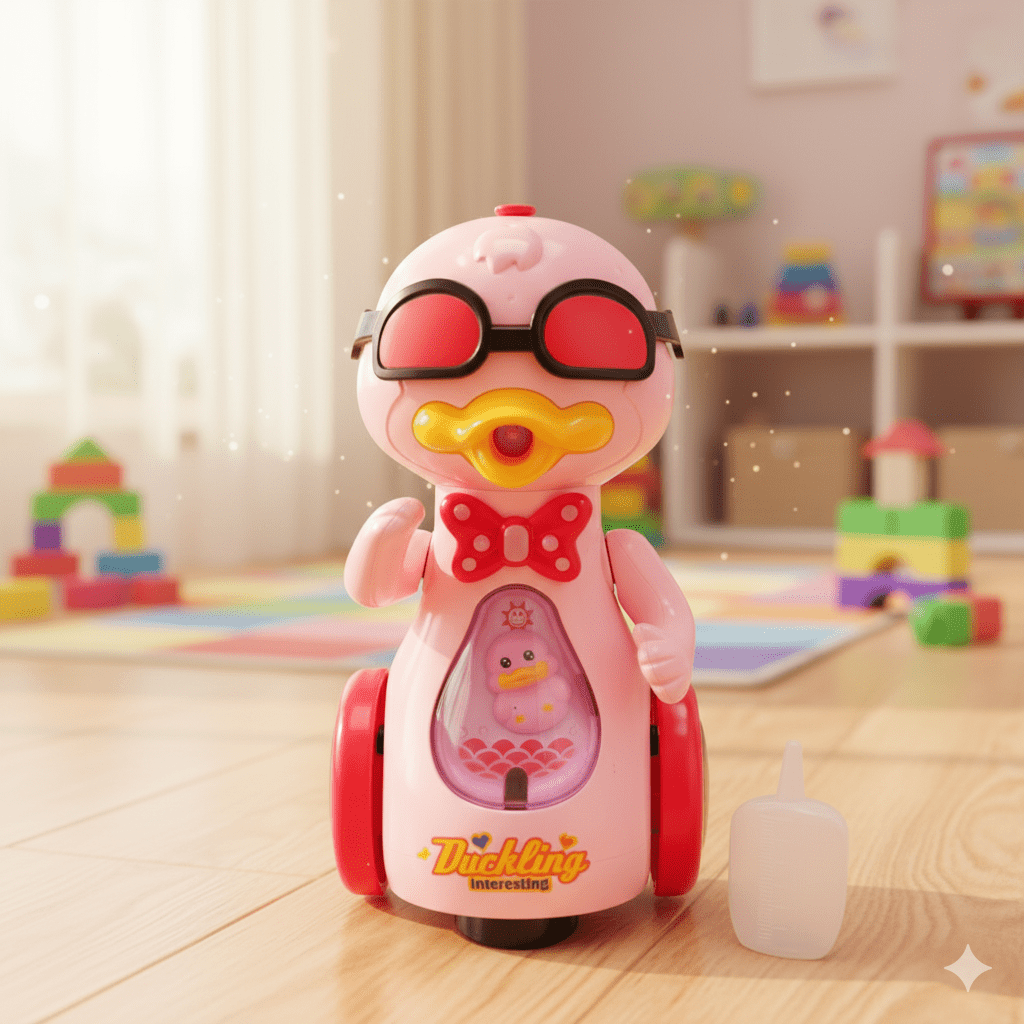 universal-spray-duckling-robot-toy-interactive-walking-singing-duck kids toy in Pakistan | Zilonay