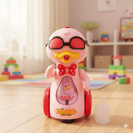 universal-spray-duckling-robot-toy-interactive-walking-singing-duck kids toy in Pakistan | Zilonay