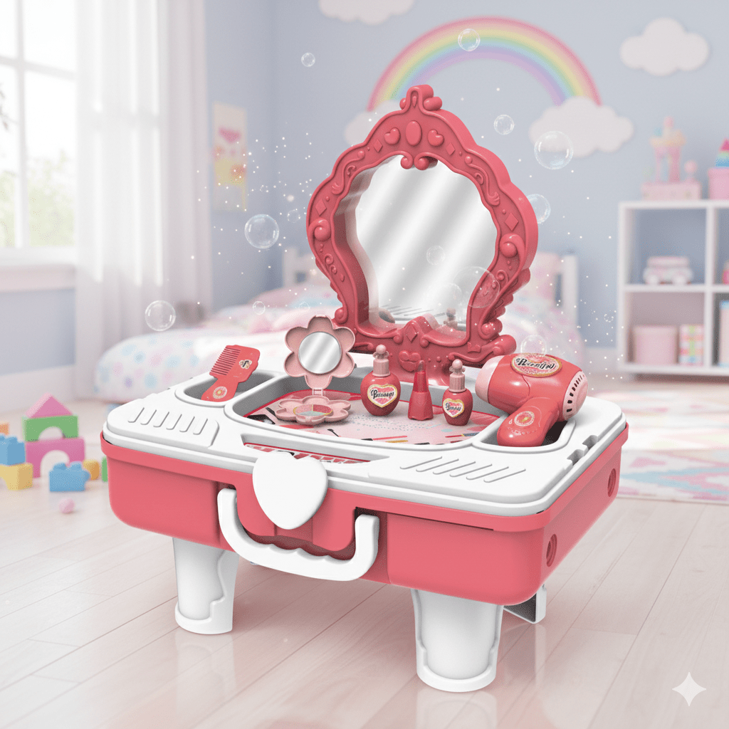 2-in-1-draw-bar-box-dressing-table-toys kids toy in Pakistan | Zilonay