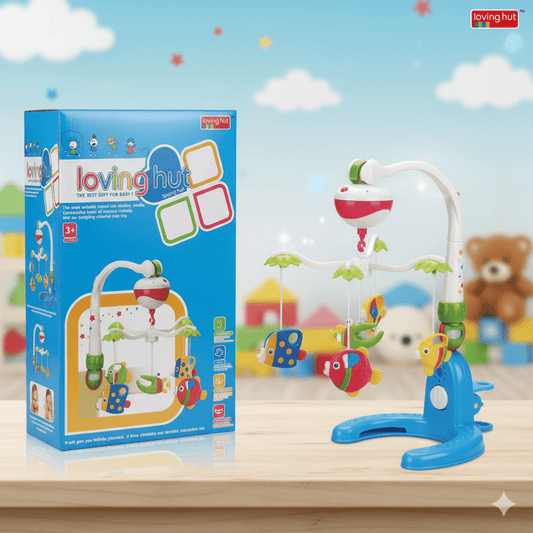 loving-hut-musical-baby-cot-mobile-hanging-rattles-set kids toy in Pakistan | Zilonay