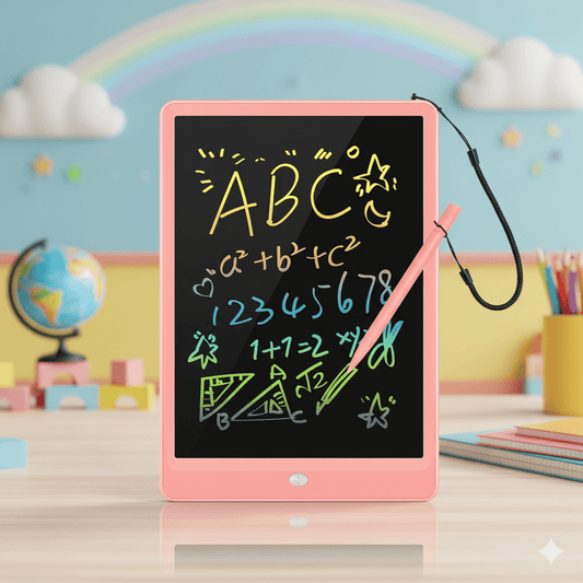 12-inch-lcd-multicolor-screen-writing-tablet-erasable-writing-board kids toy in Pakistan | Zilonay
