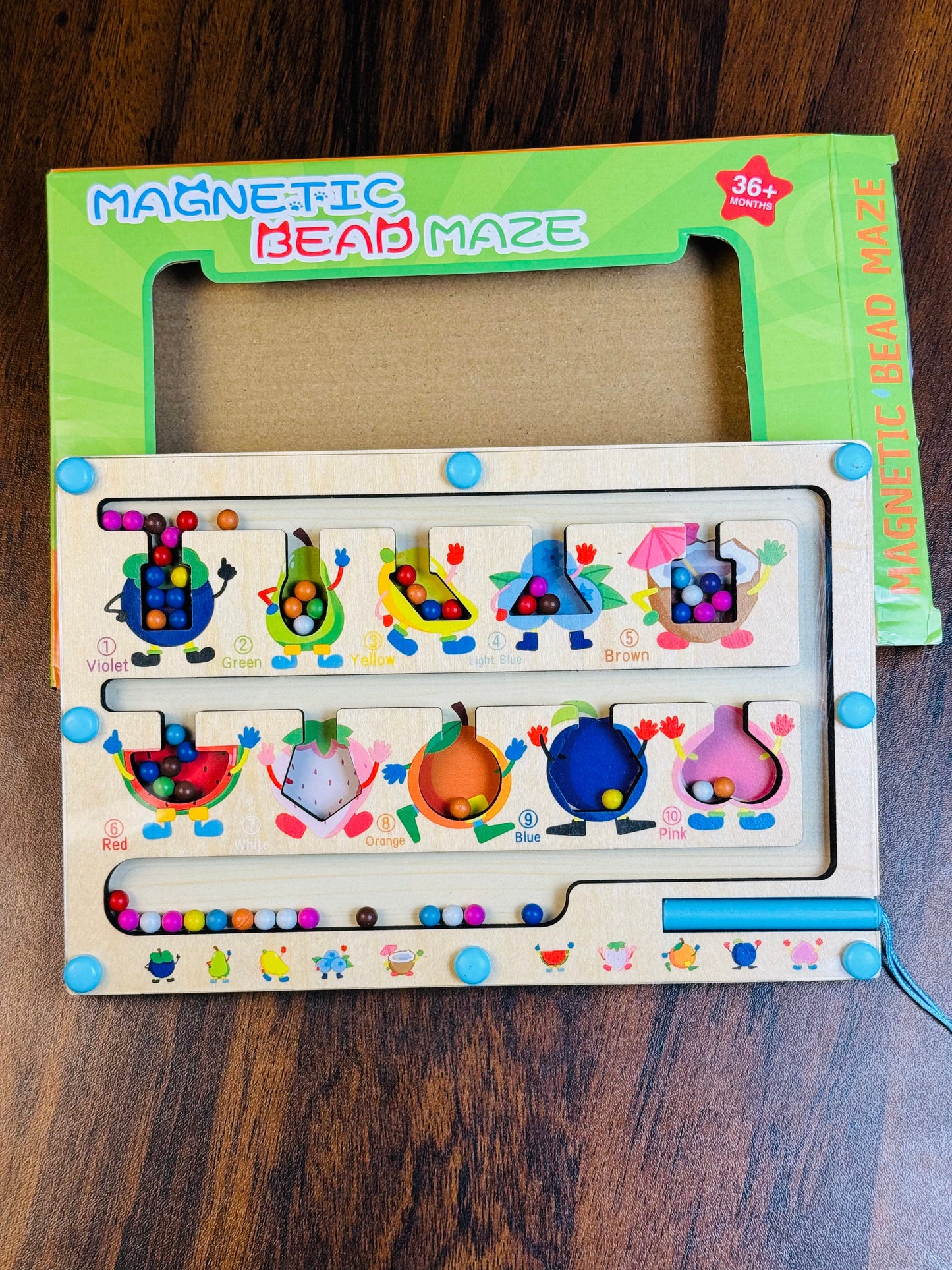 wooden-color-classification-maze kids toy in Pakistan | Zilonay