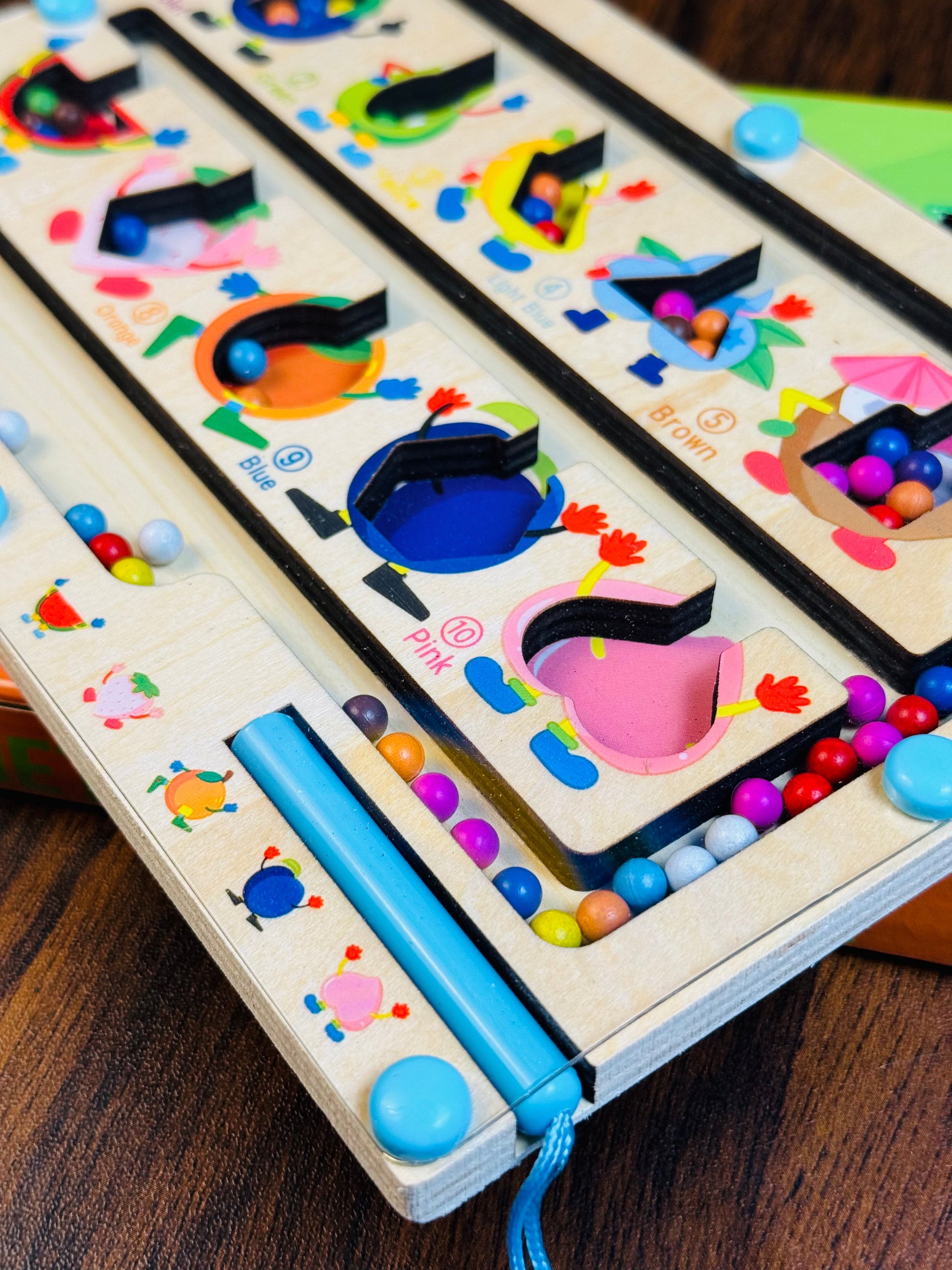 wooden-color-classification-maze kids toy in Pakistan | Zilonay