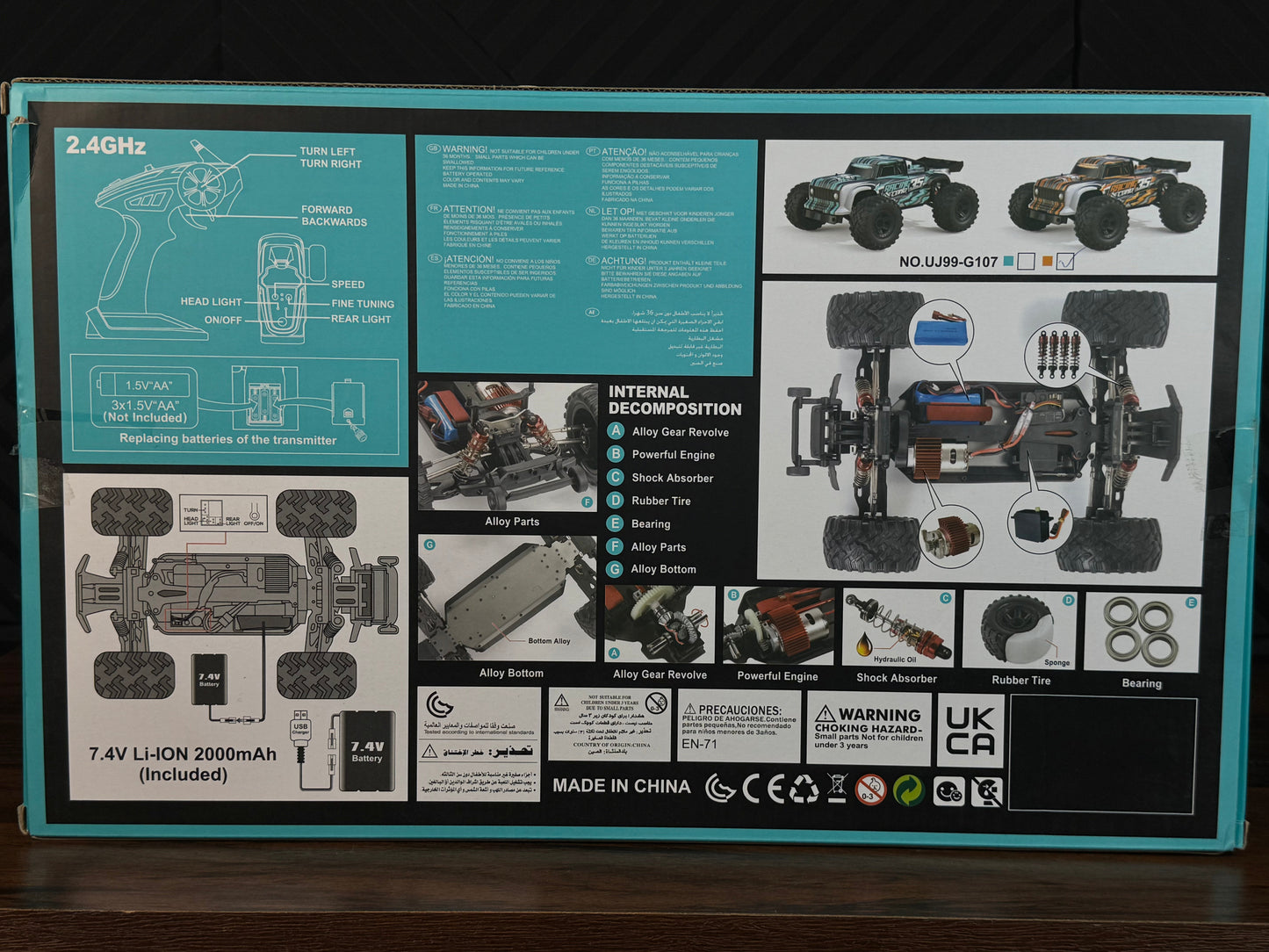 monster-rc-truck-off-road-racing-car-toy-with-high-speed kids toy in Pakistan | Zilonay