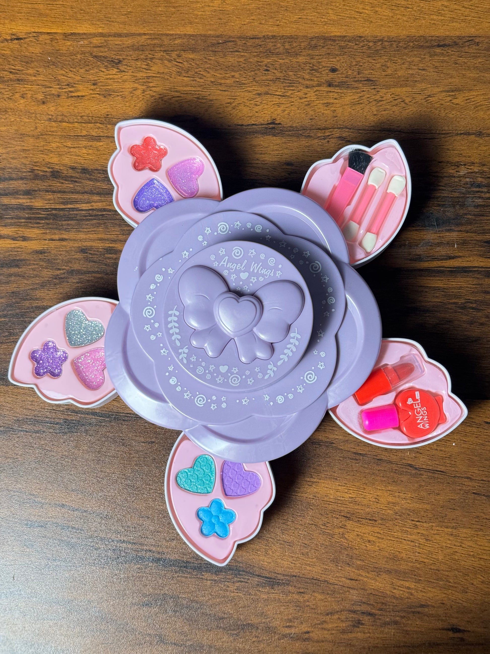 angel-wings-makeup-toy-set-kids-face-beauty-pretend-play-toy-gift-for-children-washable-cosmetic-toys-for-little-girls-cognitive-toy-makeup-playset-for-kids-for-nursery-home-early-education-centre kids toy in Pakistan | Zilonay