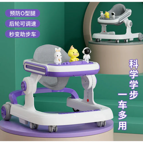 Rotating 6 x Wheel Musical Walker