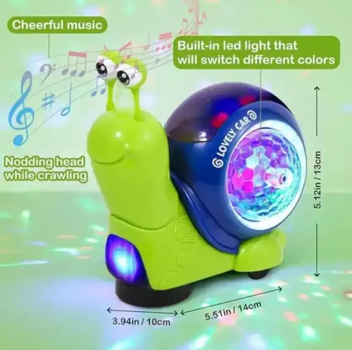 interactive-musical-crawling-snail-toy-for-kids kids toy in Pakistan | Zilonay