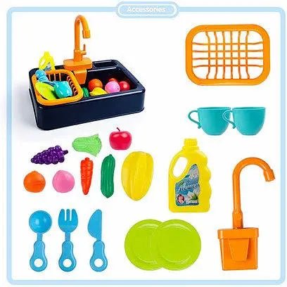 kitchen-sink-play-set-with-running-water kids toy in Pakistan | Zilonay