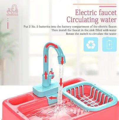 kitchen-sink-play-set-with-running-water kids toy in Pakistan | Zilonay