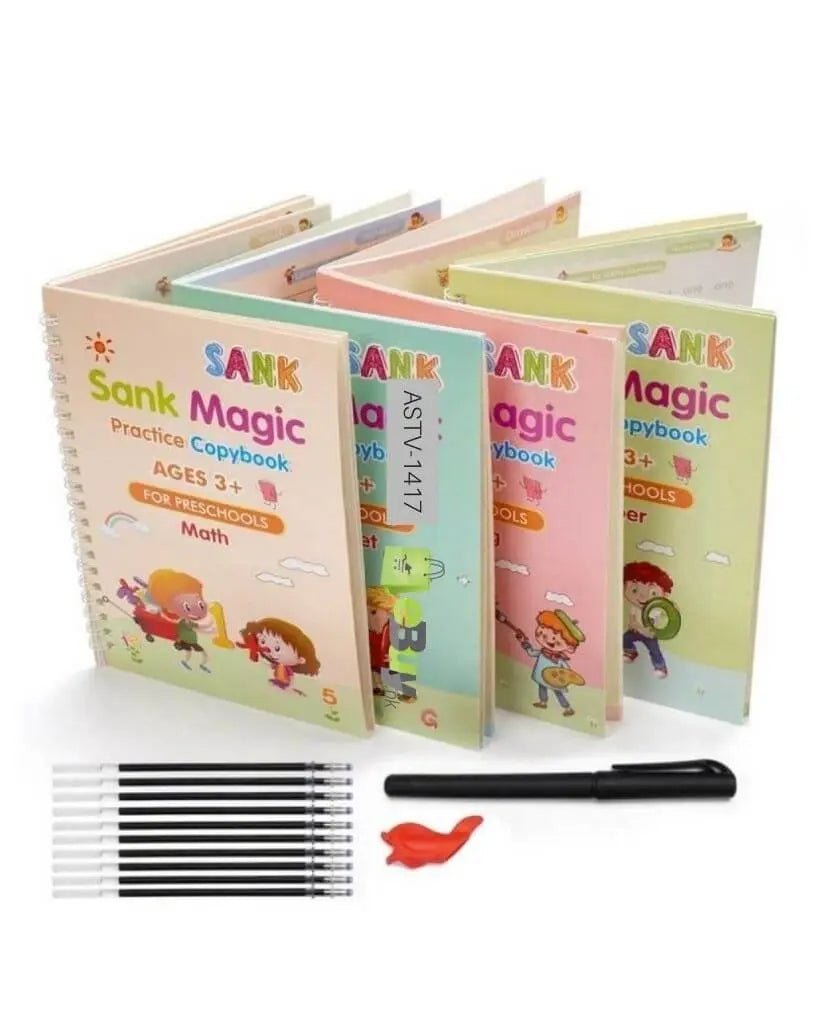 magic-practice-copybook-set-of-4 kids toy in Pakistan | Zilonay