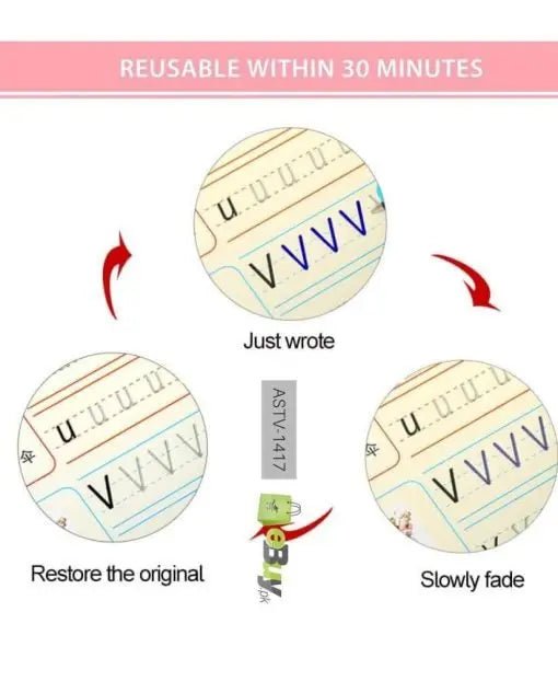 magic-practice-copybook-set-of-4 kids toy in Pakistan | Zilonay